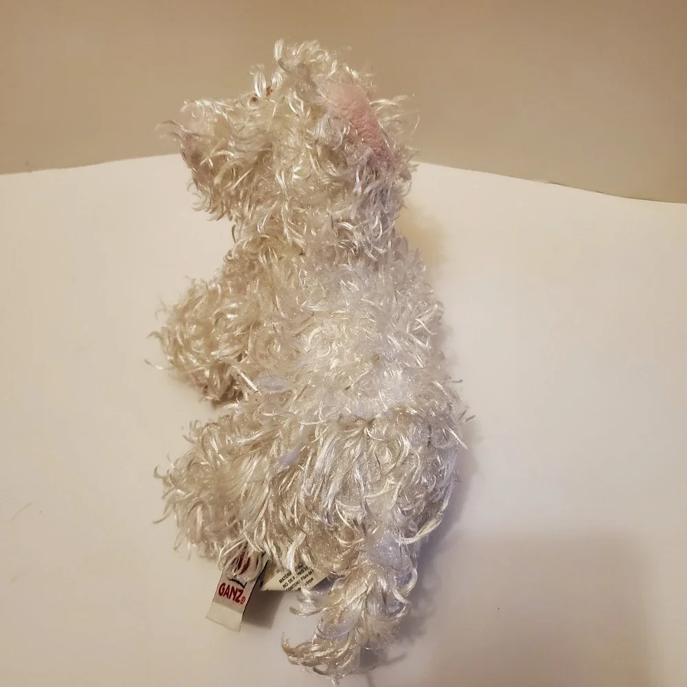 White Terrier Dog GANZ Webkinz‎ Plush 9